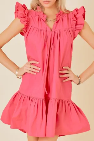 Sunset Ruffle Dress
