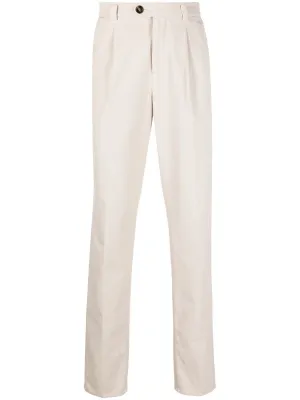 tapered cotton chinos