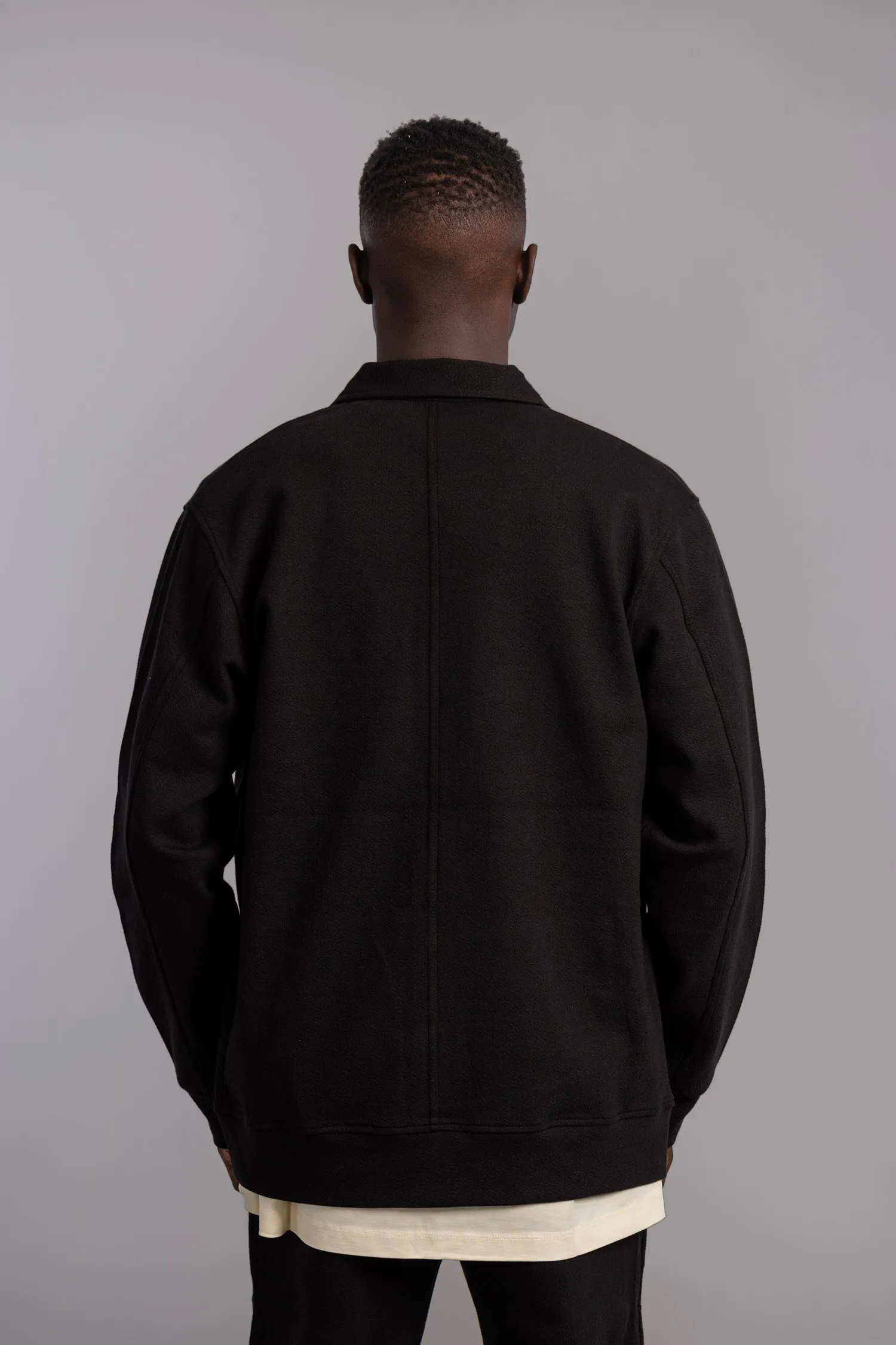 Textured Zip-Up Jacket with Collar (30049) - Jorindo