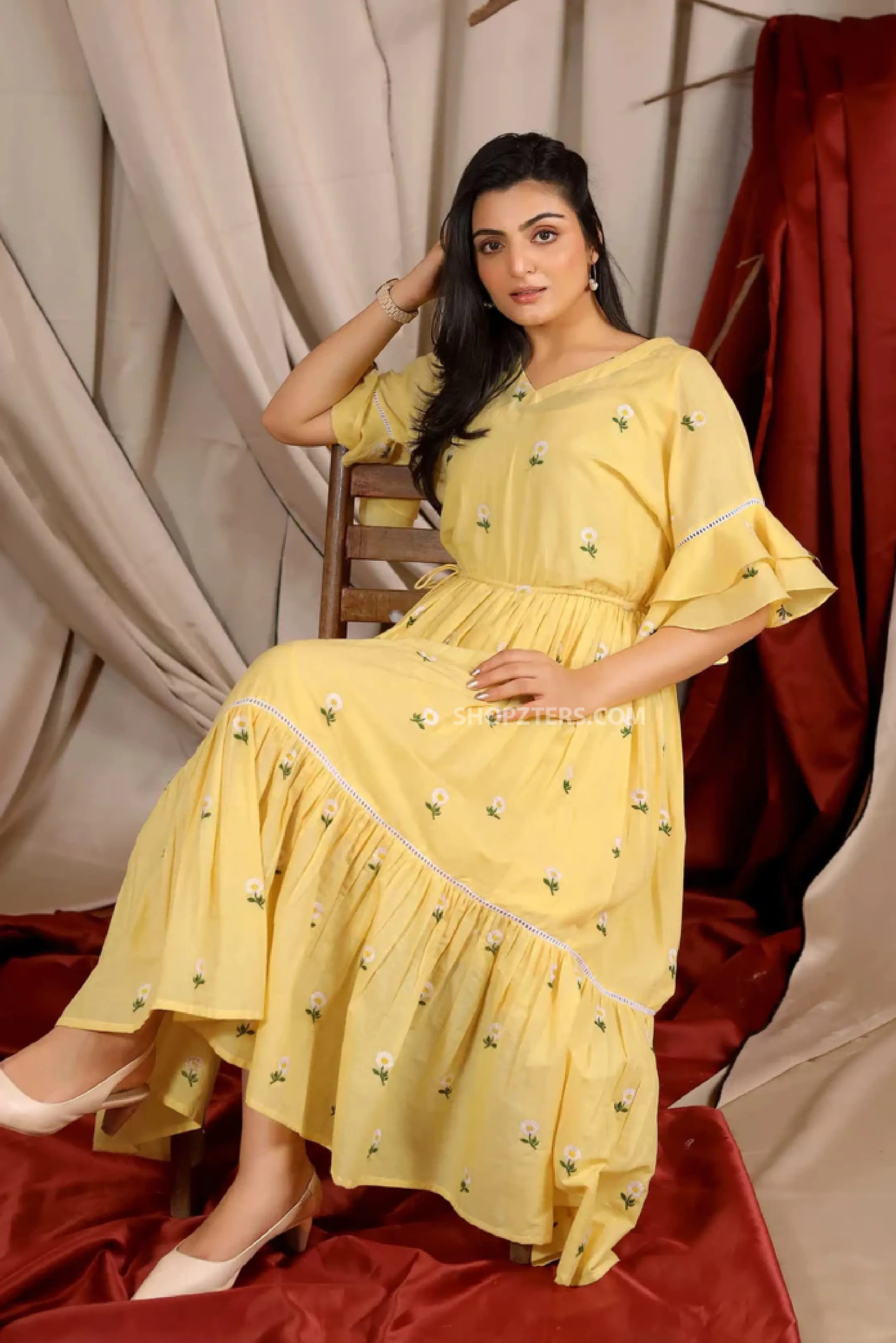Vanilla Yellow Summer Dress