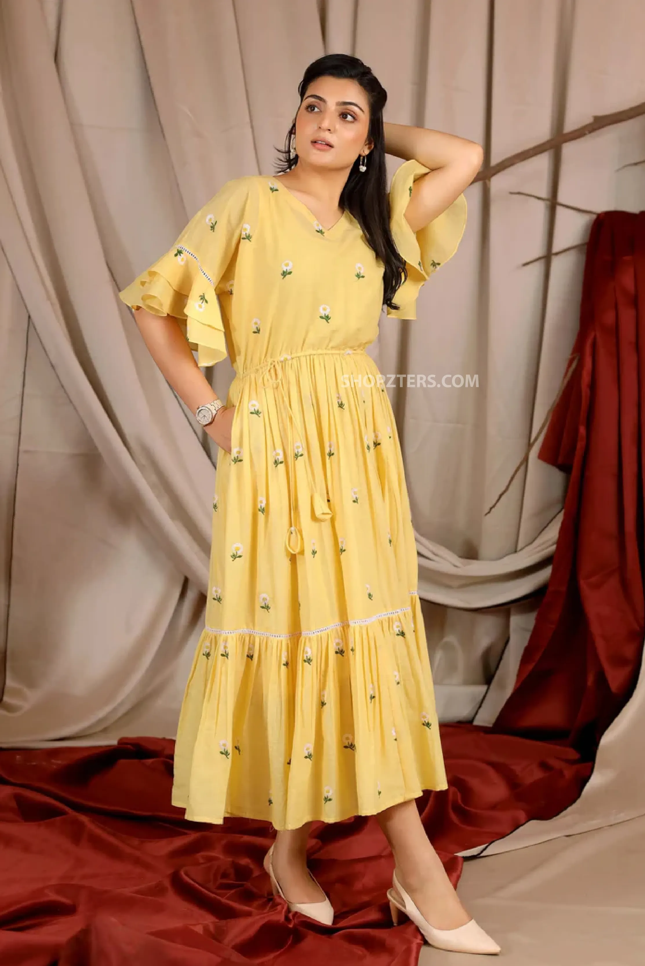 Vanilla Yellow Summer Dress
