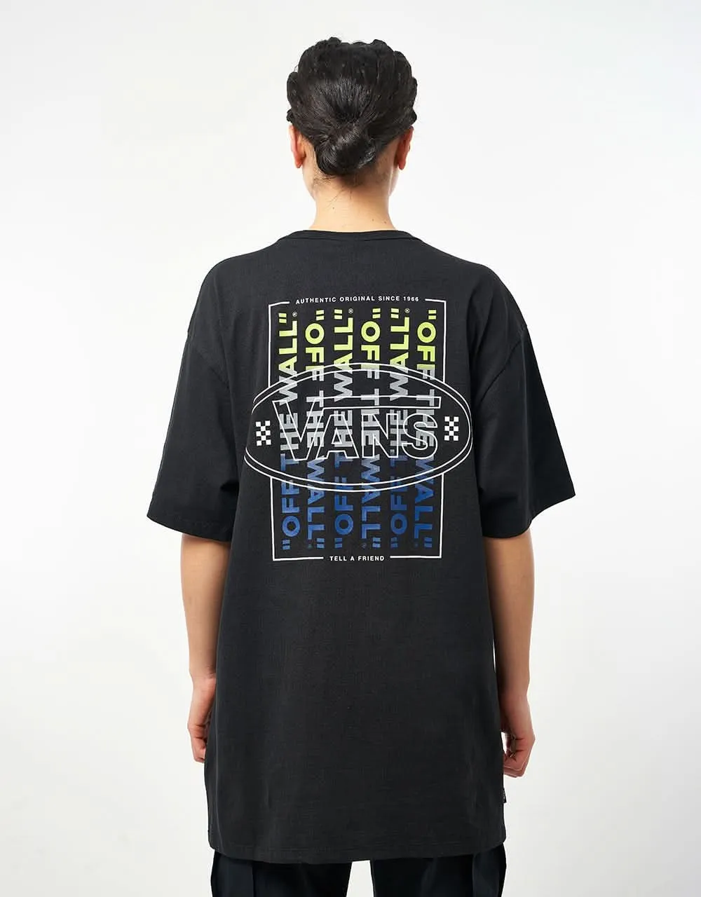 Vans Off The Wall Repeat DNA T-Shirt - Black