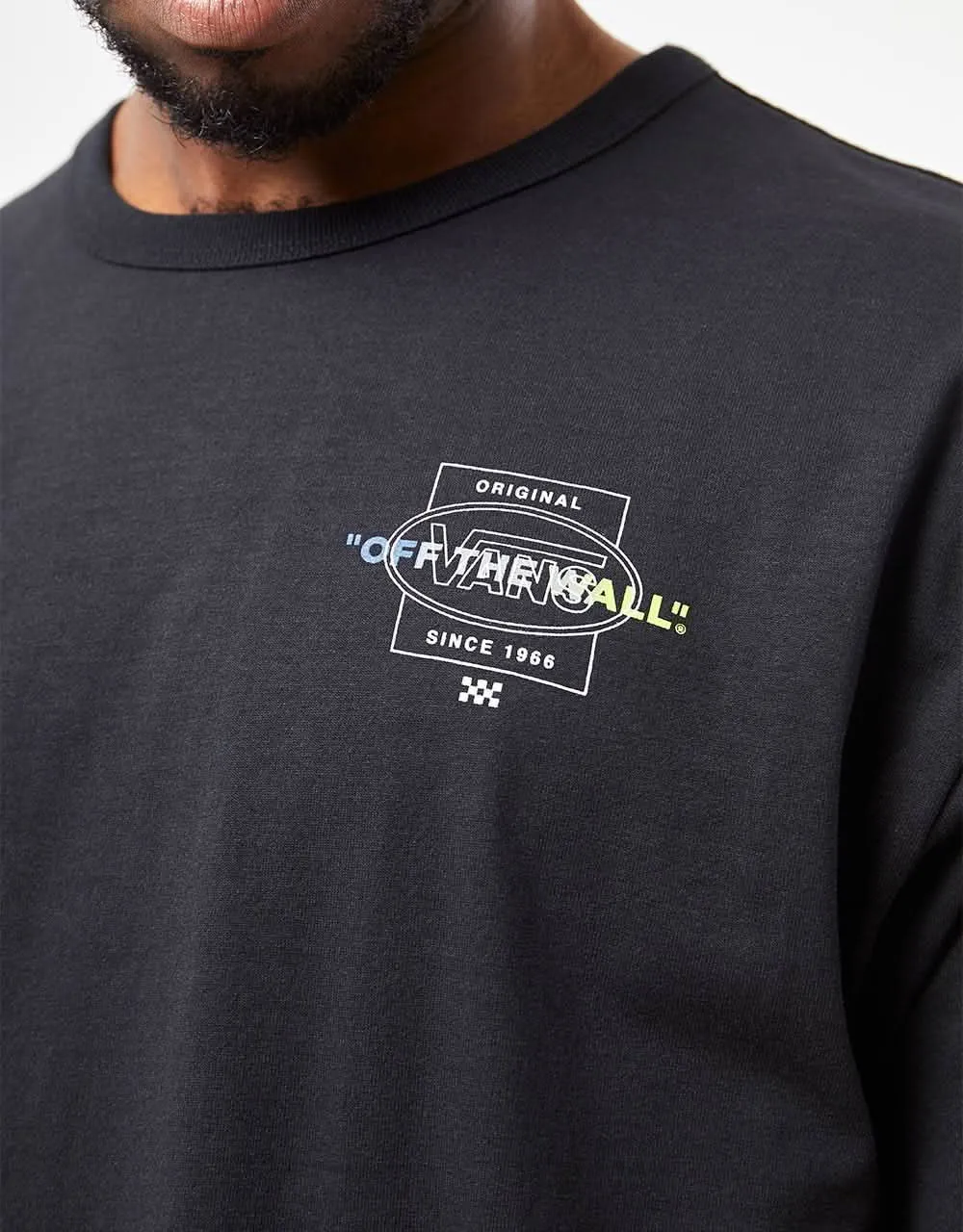 Vans Off The Wall Repeat DNA T-Shirt - Black